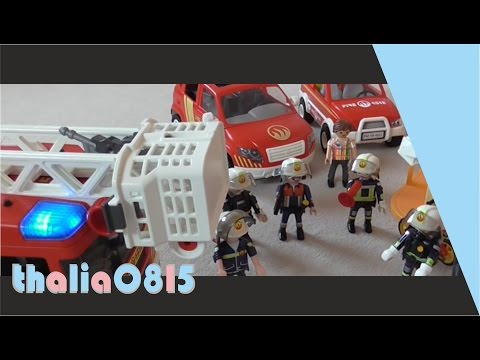 Der Grossbrand in der Kita und die Feuerwehr Playmobil Film deutsch Kinderfilm Kinderserie