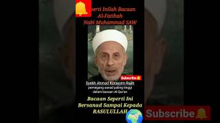 Download lagu PEMBACAAN AL FATIHAH PEMEGANG SANAD PALING TINGGI || SYEKH AHMAD KURAYYIM RAJIH mp3