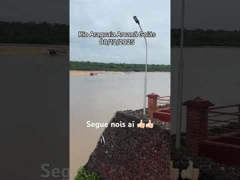 Rio Araguaia tá enchendo #paisagemnatural #chuvas #enchente #pescaria #fishing #pesca #chuvas