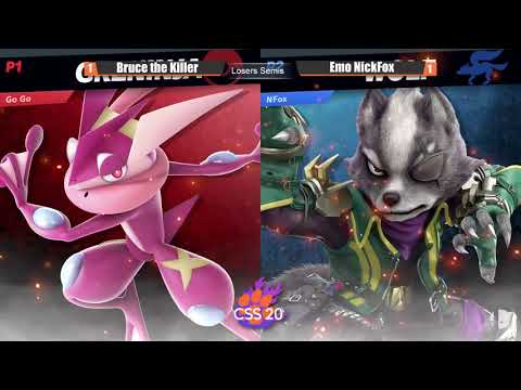 Clemson Smash Series 20 - LS - Donquavious (Greninja, Meta Knight) vs. NFox (Wolf) - SSBU