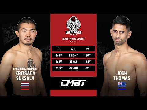 ETERNAL MMA 60 - JOSHUA THOMAS VS KRISTADA SUKSALA - MMA FIGHT VIDEO
