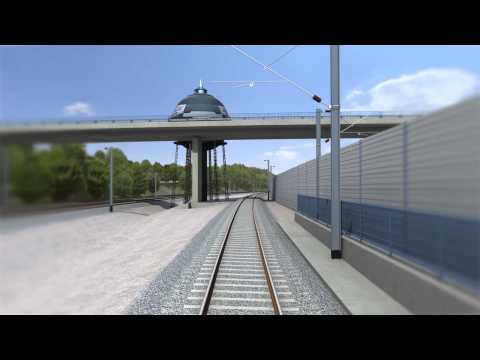 Visualisierung: Fahrt von Haltingen nach Weil am Rhein