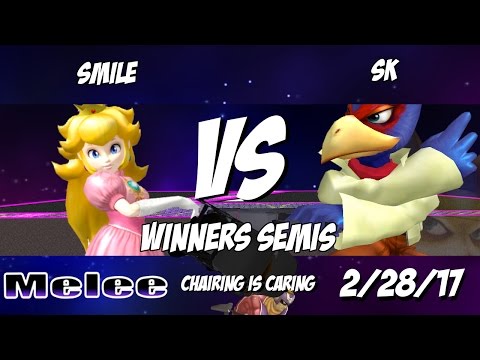 Chairing is Caring 2/28/17 - Smile (Peach) vs. SK (Falco) - SSBM Winners Semis