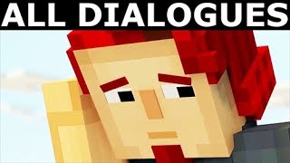 Download lagu Jesse Saves Romeo After Xara's Death - All Dialogues - Minecraft: Story Mode Season 2 Episode 5 mp3
