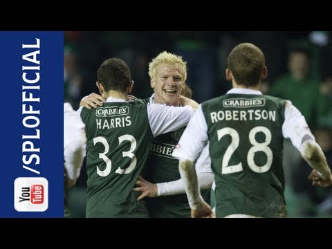 Ryan McGivern Scores First Hibs Goal, Hibernian 2-2 Kilmarnock, 27/02/2013