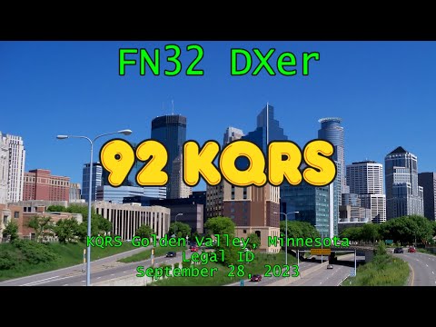 92 KQRS | KQRS Golden Valley, Minnesota Legal ID (9/28/2023)