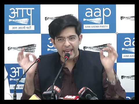 AAP South Delhi LS Incharge Raghav Chadha & MLA Sahi Ram Exposed BJP Sponsored Voters Deletion Fraud