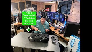 Video thumbnail for Alesis CompactKit 7 Tabletop Electric Drum Set by Roy's Studio Adventures