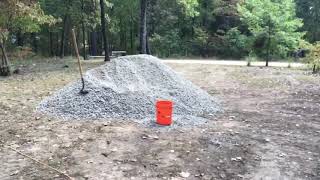 HOW TO MOVE 15 TONS OF GRAVEL BY HAND