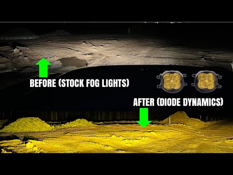 Diode Dynamics SS3 LED Amber Fog Lights for the Tacoma | Install and Review