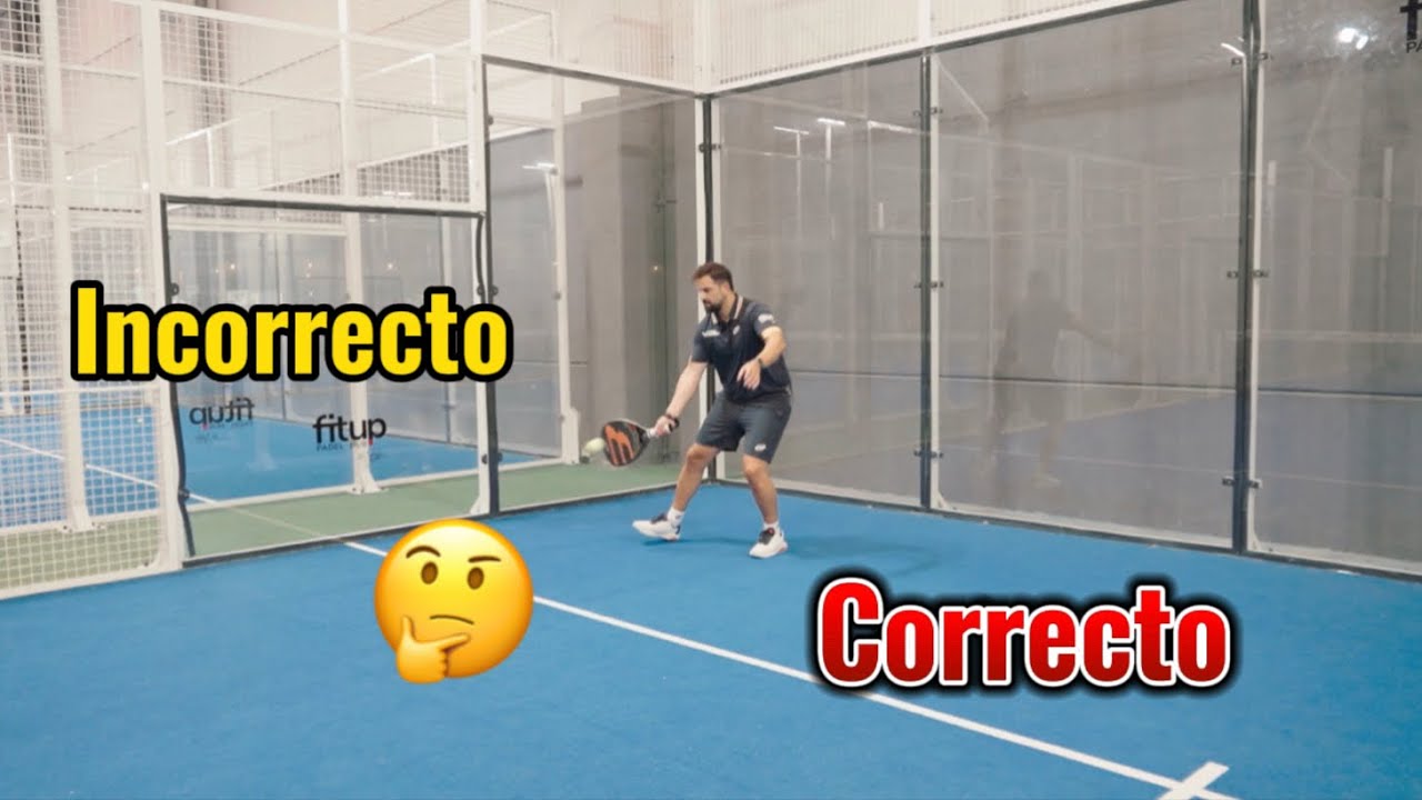 Defensive paddle position: keeping the racket low