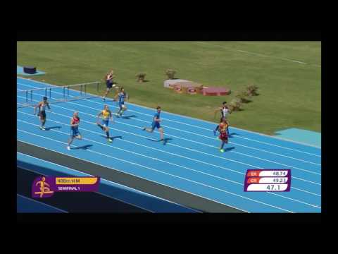 400m prepone [M], POLUFINALE, I. skupina, Čukman - Europsko prvenstvo za juniore i juniorke 2017