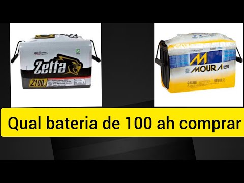 Bateria Moura ou zetta de 100 amperes