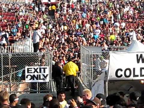 EDC 2010 - Fence Jumping and Security Scuffle