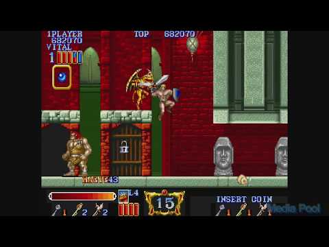 Magic Sword (Arcade) Playthrough longplay retro video game