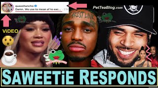 Saweetie EXPOSES Quavo DMs to her, Chris Brown Clowns him for that Lightskin vs Brownskin BAR 😂 ☕🤔