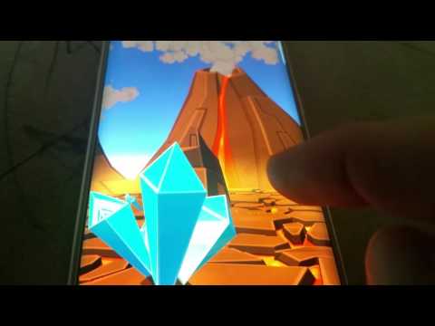 3D Cartoon Volcano Live WP Video