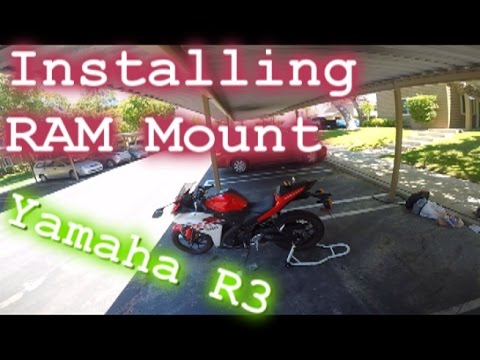 RAM Mount Installation - Yamaha R3