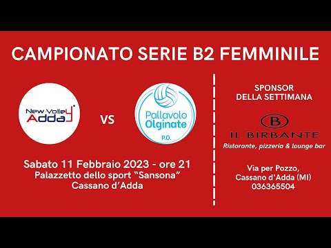 New Volley Adda Vs  Pallavolo Olginate - live
