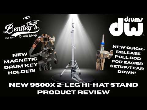 ~NEW!~ DW DWCP9500XFX 9000X Series 3-Leg Hi-Hat Stand with Extended Footboard *IN STOCK* image 9