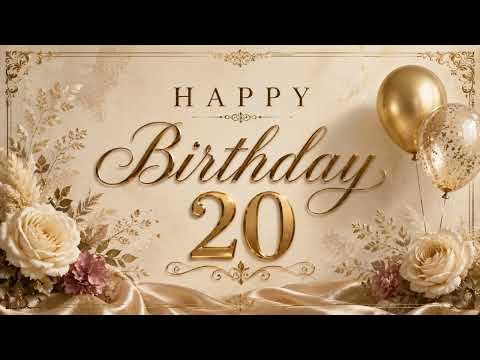 Birthday 20th wallpaper | Happy Birthday screensaver 