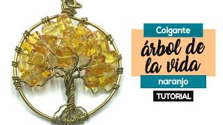 Como Hacer Colgante Árbol De La Vida Naranjo DIY