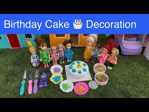 Barbie doll videos Tamil - Episode 9 | Birthday Cake Decoration #barbie #chintu