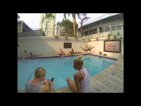 Fun in the Pool...El Machico Hostel!!!