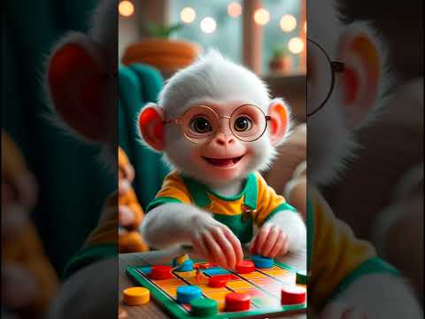 Monkey Playing Ludo Like a Pro! 🐒🎲😂