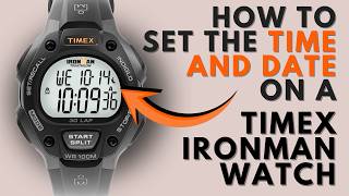How to Set the Time & Date on a Timex Ironman Watch