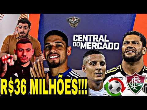 GLOBO ESPORTE MERCADO DA BOLA ATLÉTICO-MG: GIAKOUMAKIS NO GALO?, RUBENS NO CRUZEIR0?, HULK E ARANA?