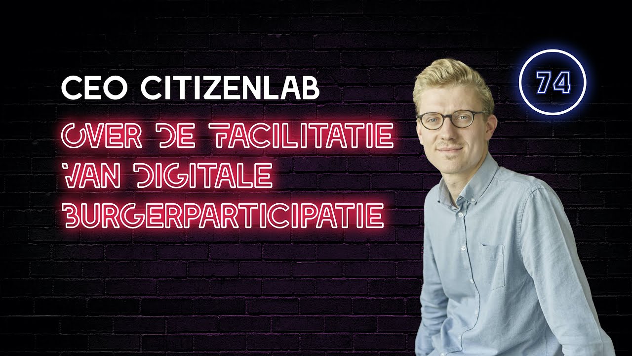 CEO CitizenLab Over De Facilitatie Van Digitale Burgerparticipatie