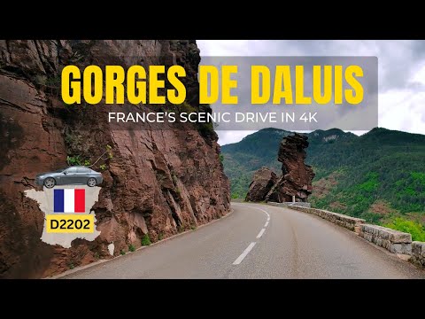 Gorges de Daluis in 4K | The Red Canyon Road Trip