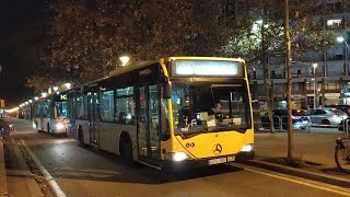 Circulación autobús línea N18 Avanza Baix Mercedes-Benz Citaro 1150 ex 2402 TMB (Barcelona) 08/01/23