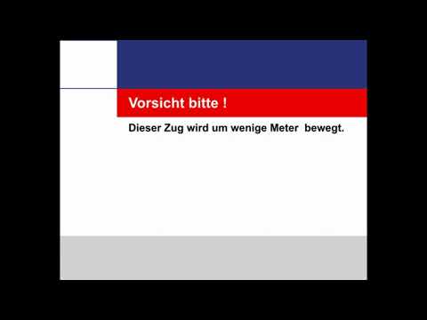 THB Fixansage » Vorsicht! Zug wird um wenige Meter bewegt | SLBahnen