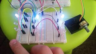 Flux Capacitor LED Setup