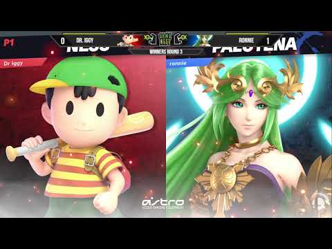 Game Nest Smash It Up: NHLV | Dr. Iggy (Ness) vs Ronnie (Palutena) - Winners Round 3