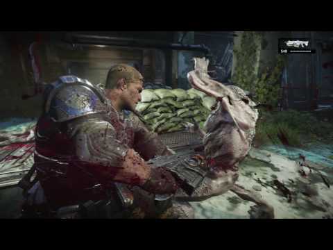 Gears of War 4 Campaign playthrough pt18 - That's One BIG New Enemy!