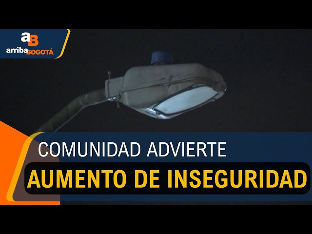 Vecinos denuncian la falta de alumbrado público en parque de Soacha