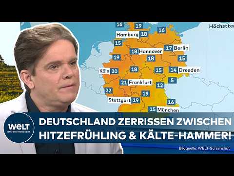WETTER IN DEUTSCHLAND GESPALTEN: Frühling oder Herbst? Osten friert - Westen knackt 20-Grad!
