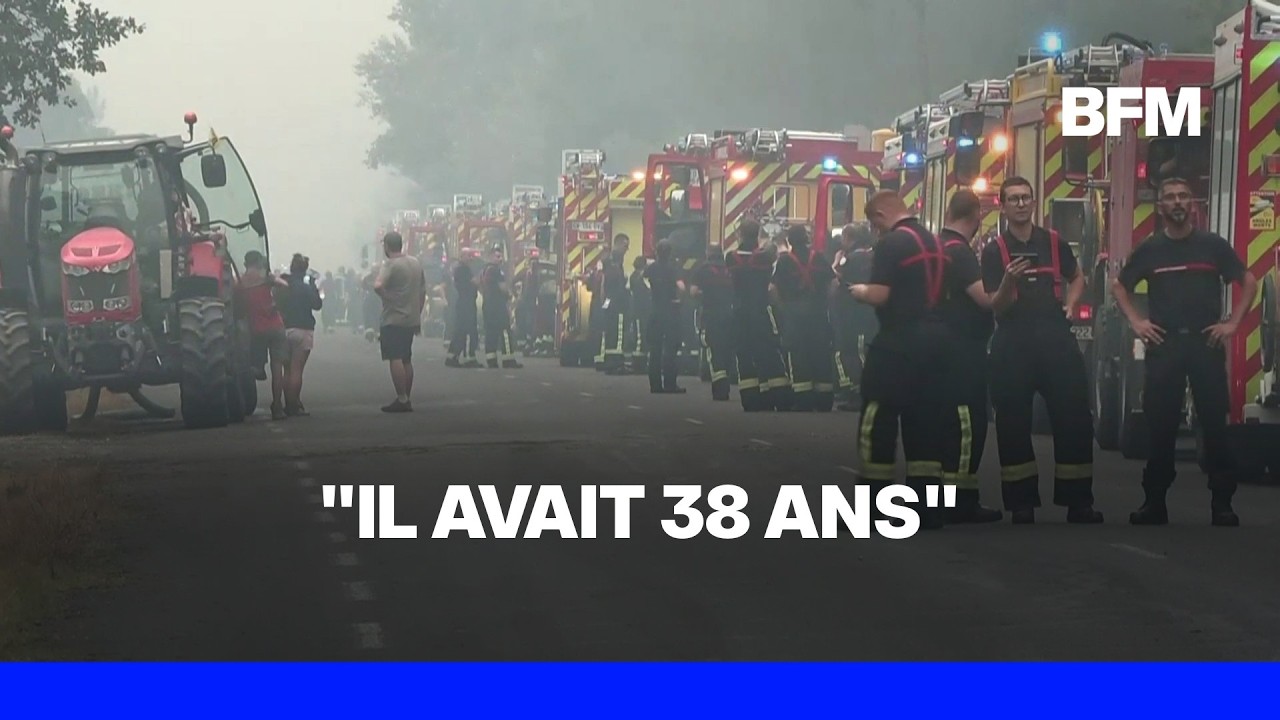 Incendie: un pompier des Bouches-du-Rhône est mort "dans l'exercice de ses fonctions"