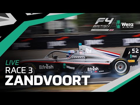 📺 LIVE | Race 3 | Round 6, Zandvoort | Wera Tools British F4