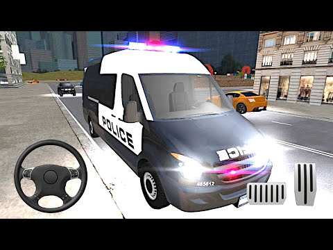 American Police Simulator Van Driving - Bus City Driver Offline Games No Wifi - Android Gameplay