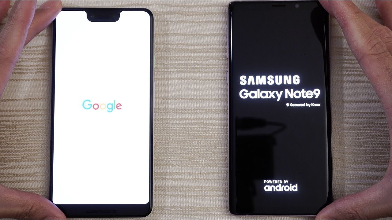 Google Pixel 3 XL vs Samsung Note 9 - Speed Test!