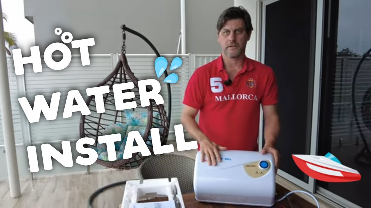 Watch video 240/12V HOT WATER INSTALL💦 - How to keep Brooke happy on the hook⚓ Now 240/12V HOT WATER INSTALL💦 - How to keep Brooke happy on the hook⚓