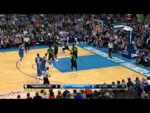 Steven Adams 22 points vs the timberwolves on Christmas