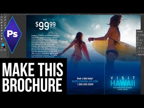 How to design a Trifold Brochure in Adobe Photoshop