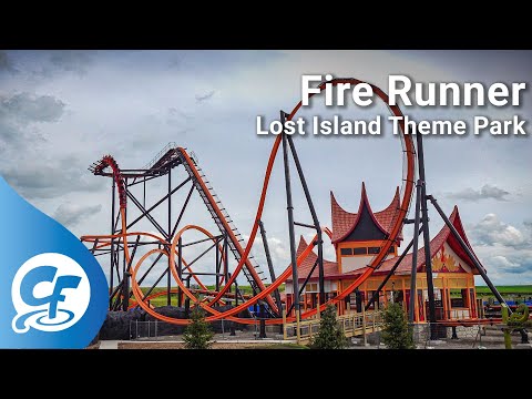 Off-ride footage of a Fire Runner train
