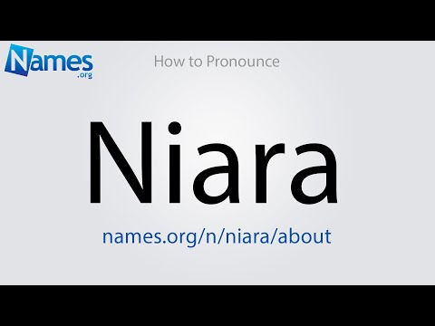 How to Pronounce Niara