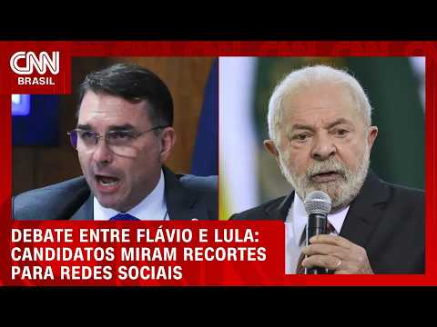 Lula e Flávio Bolsonaro vão a debate na TV de olho em redes sociais; veja análise | CNN AGORA